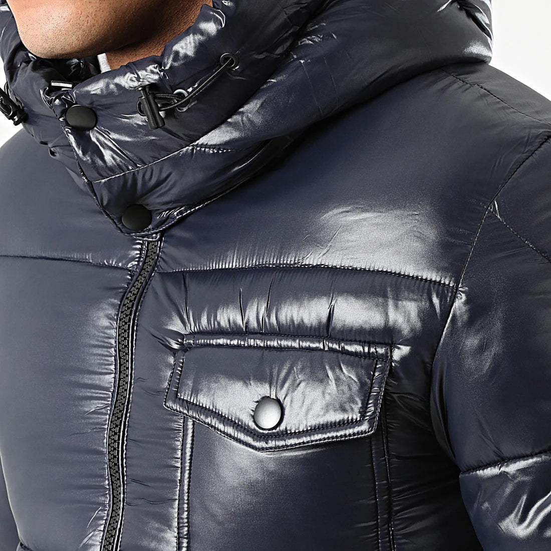 KYMAXX Puffer Jackets | Marine Blue - 5059-1