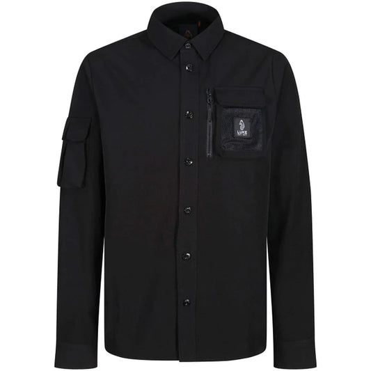 LUKE HULUN POCKET DETAIL SHIRT - UTILITY | JET BLACK - M710950