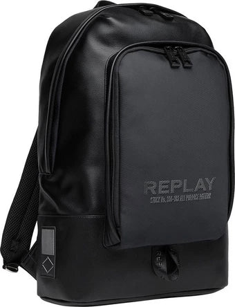 REPLAY Black Backpack - FM3618.000 A0465.098