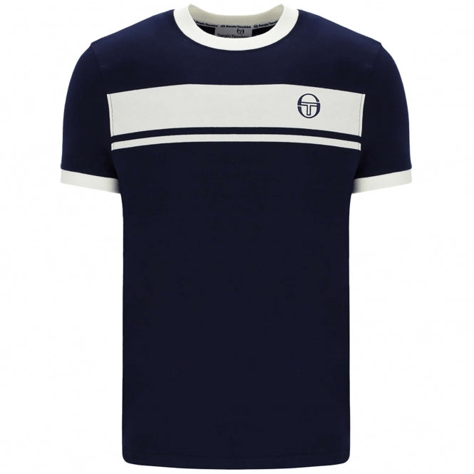 SERGIO TACCHINI - Master T-Shirt / Maritime Blue - White - STM14593-241