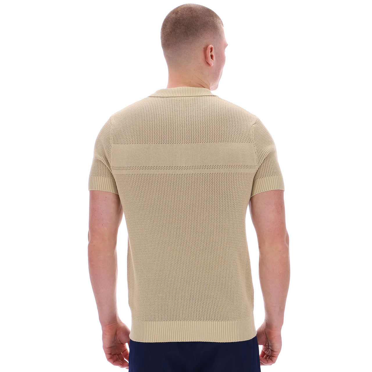 Sergio Tacchini Sabino Knit Polo Shirt | Mojave Desert - Clique Kara