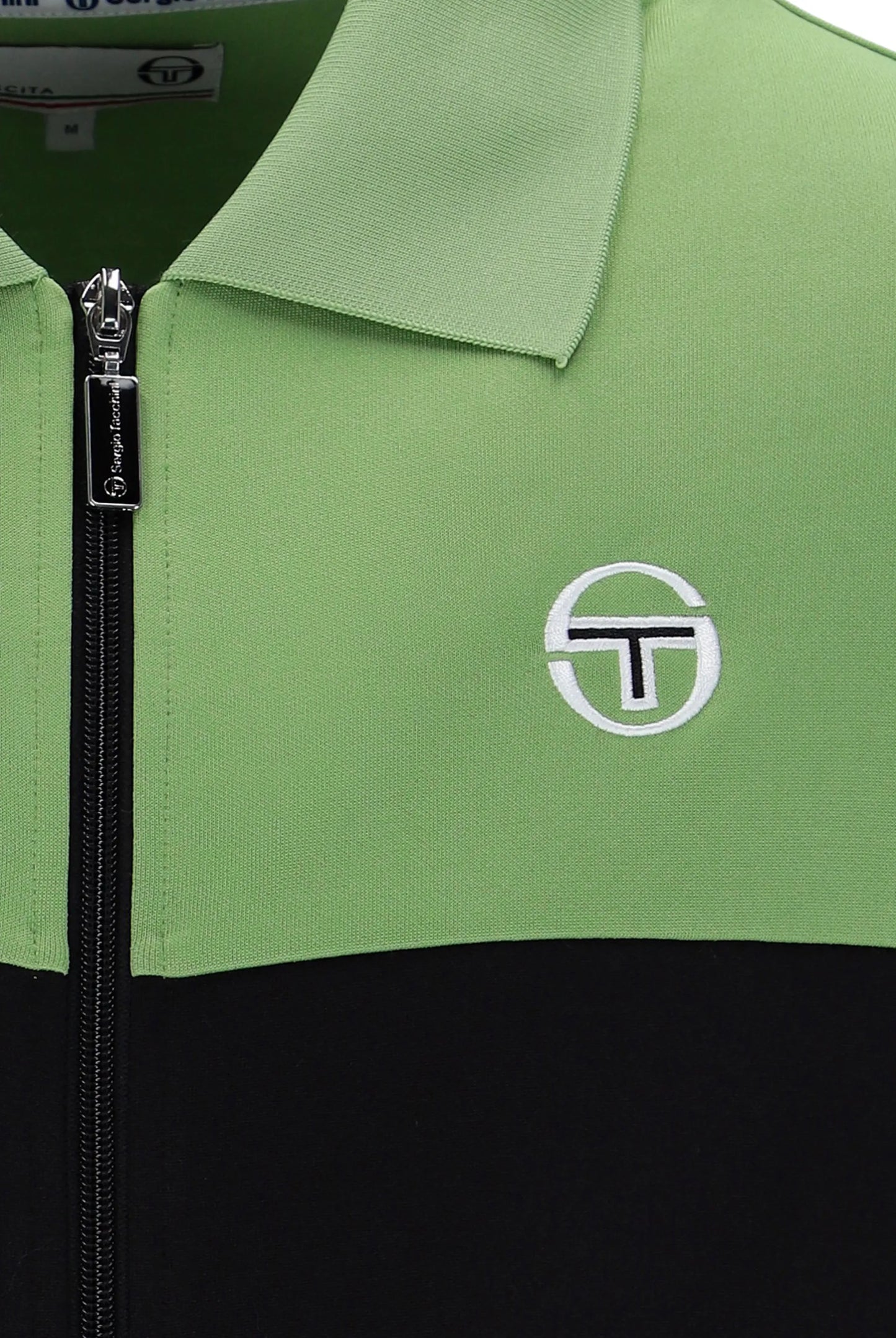 Sergio Tacchini - Tomme Track-Jacket | Black/Jade Green STM16204-577